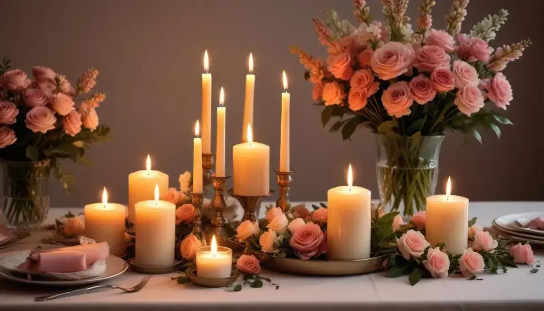 Benefícios de usar velas aromáticas na decoração