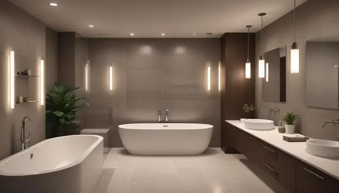 Dicas para escolher luminárias adequadas para banheiros