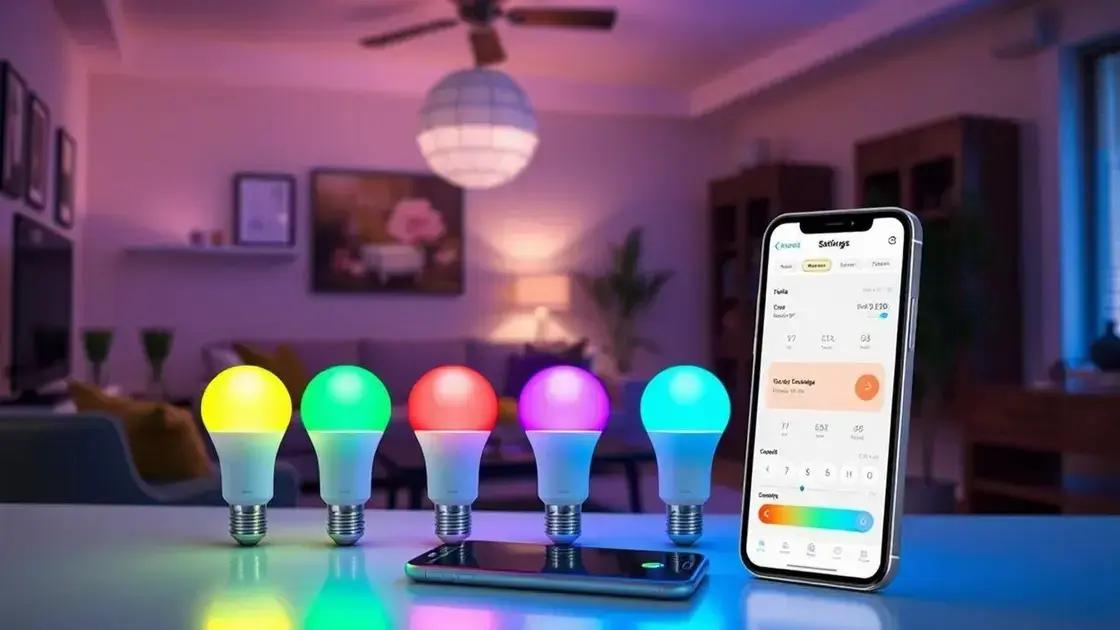 Vantagens das lâmpadas inteligentes em sua casa Vantagens das lâmpadas inteligentes em sua casa