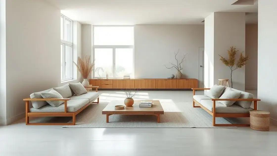 Mobiliário ideal para uma decoração minimalista Mobiliário ideal para uma decoração minimalista