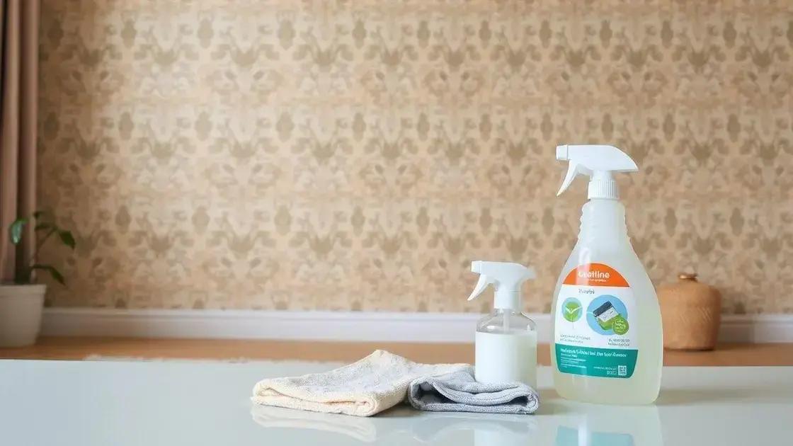 Cuidados e manutenção do papel de parede