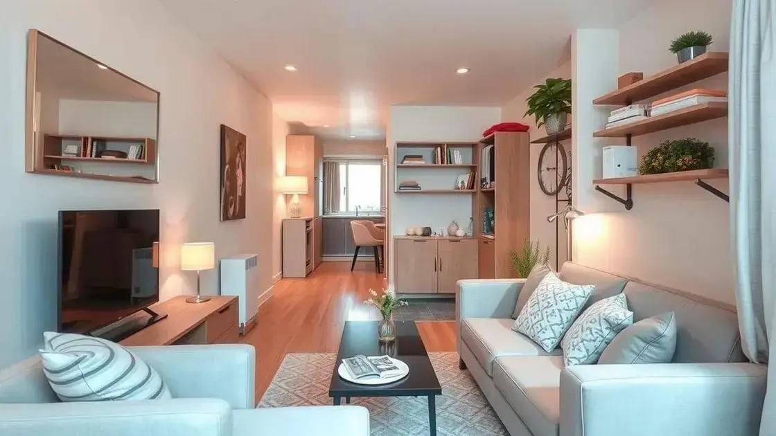 Dicas para otimizar espaços pequenos