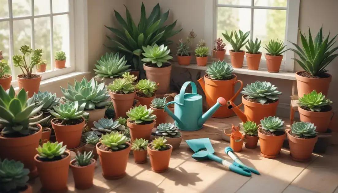 Principais cuidados com suculentas