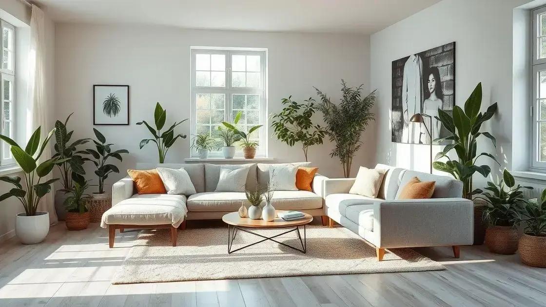 Benefícios da decoração sustentável