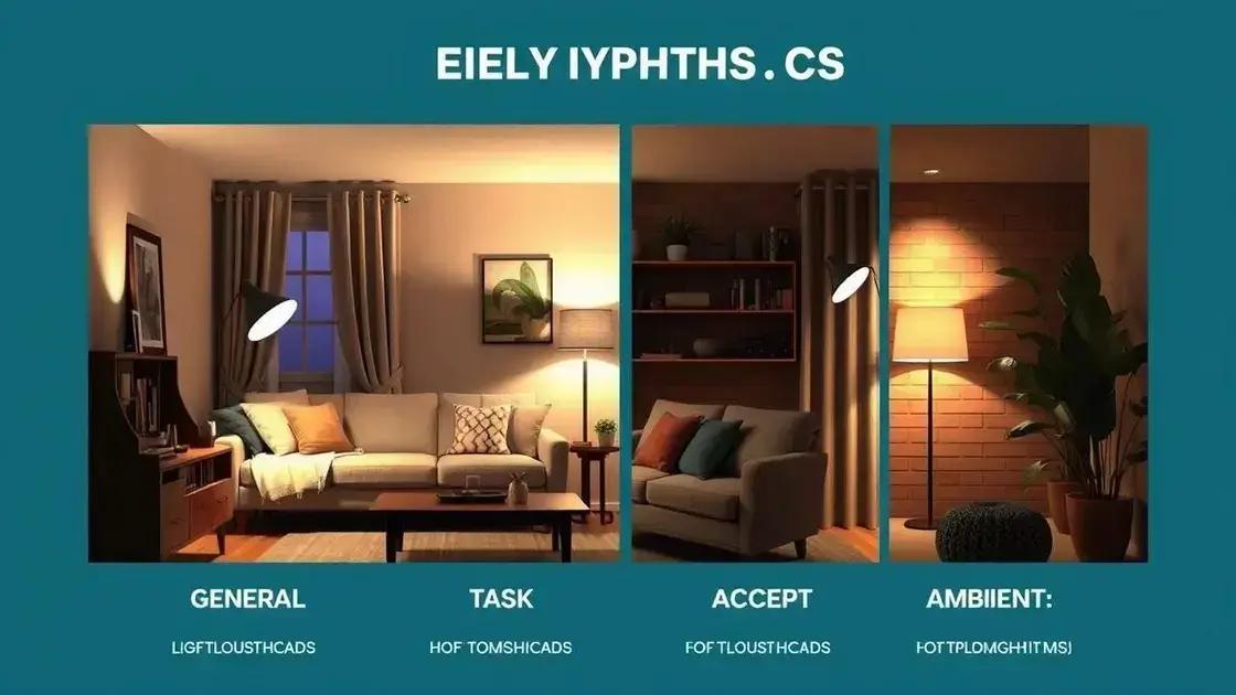 Tipos de iluminação para sua casa Tipos de iluminação para sua casa