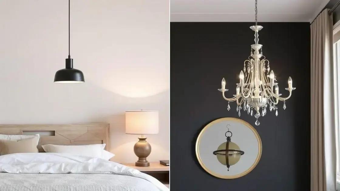 Tipos de luzes para cada estilo