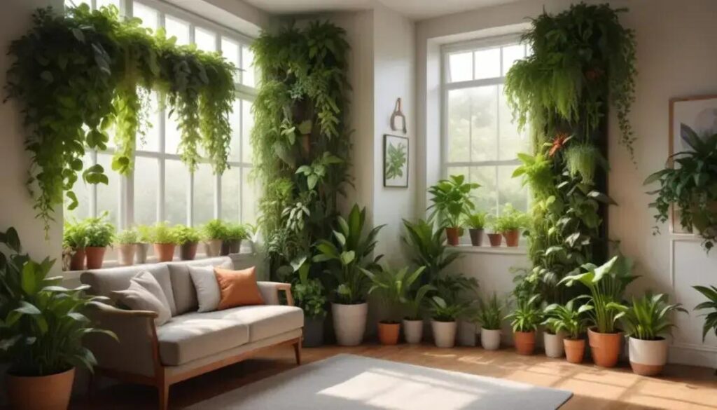 Ideias para jardins verticais internos: transforme seu espaço com plantas