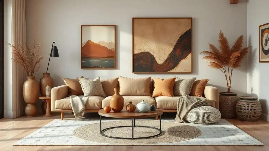 Objetos decorativos em tons terrosos: transforme sua casa com estilo