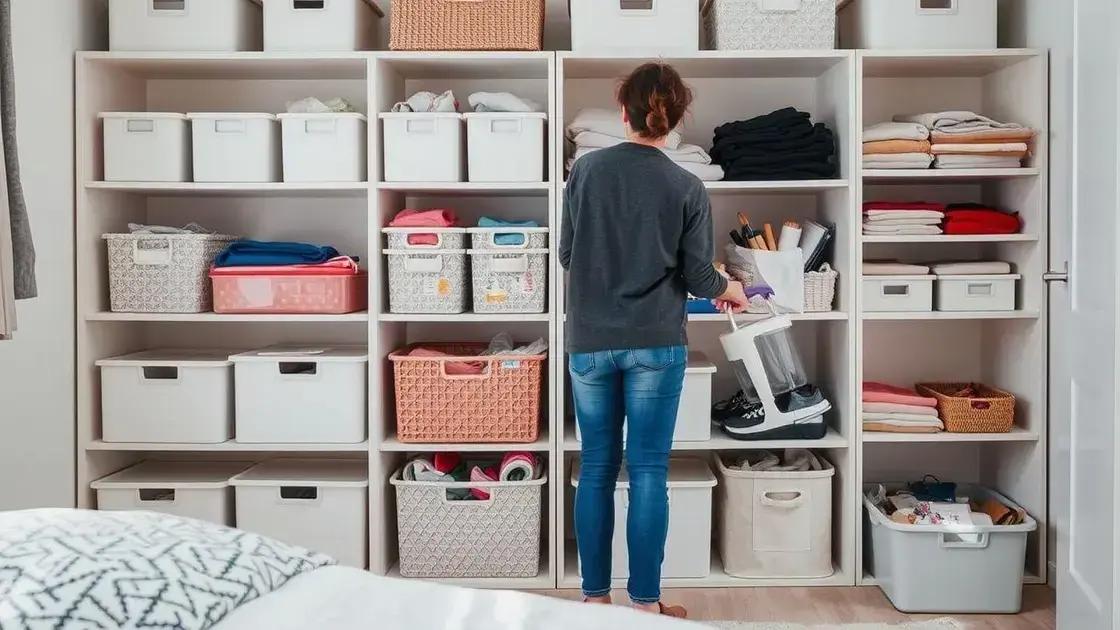 Dicas práticas para começar a organizar