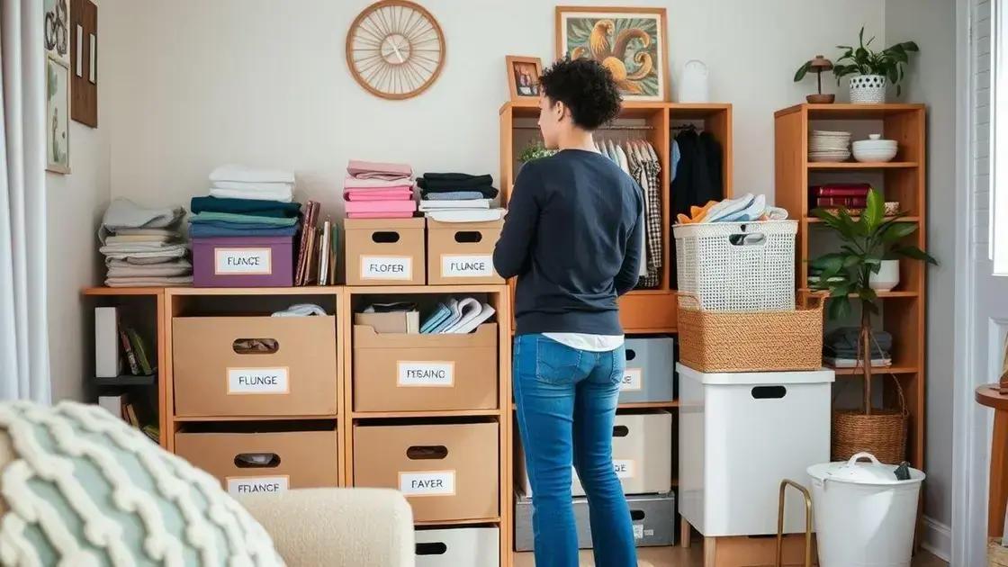 Dicas práticas para começar a organização