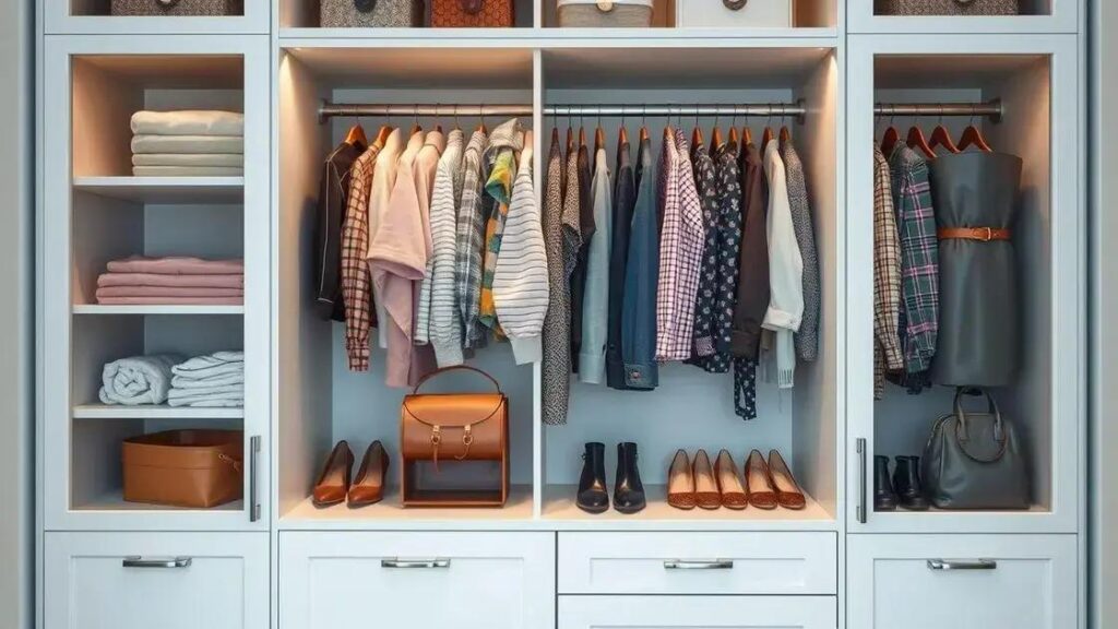 Organização de armários: 5 dicas práticas para otimização do espaço