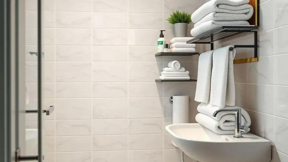 Benefícios de um banheiro bem organizado