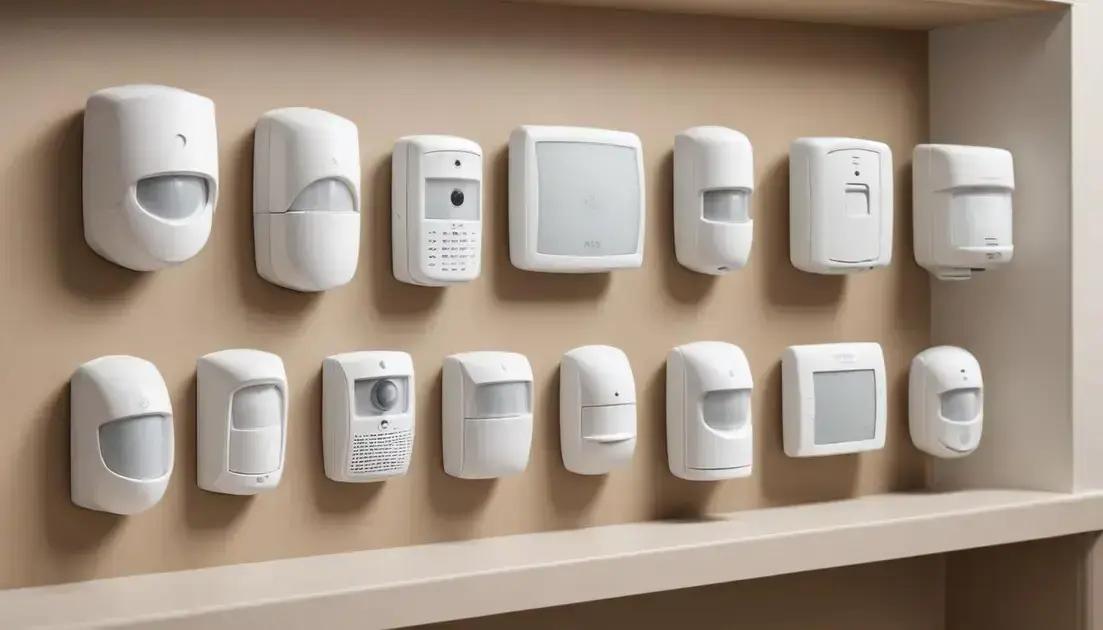 Tipos de sensores de movimento disponíveis Tipos de sensores de movimento disponíveis