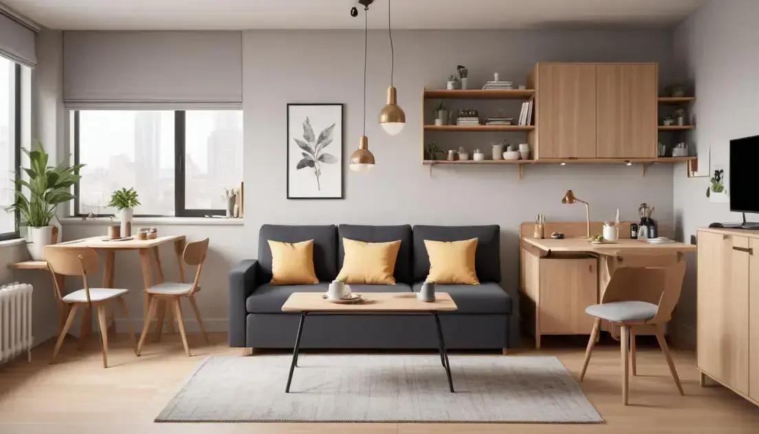 Benefícios dos móveis multifuncionais em espaços pequenos Benefícios dos móveis multifuncionais em espaços pequenos