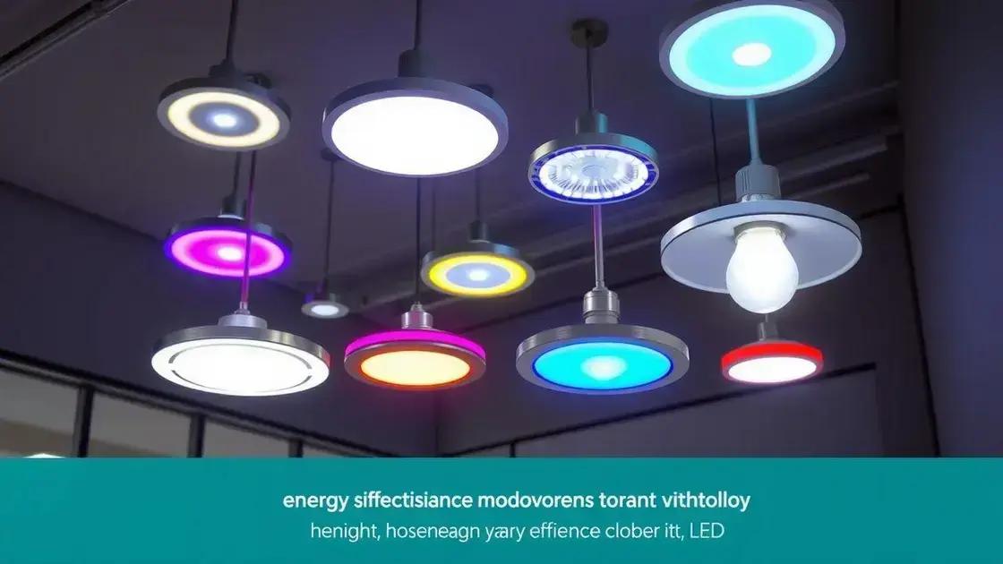 Principais vantagens da iluminação LED Principais vantagens da iluminação LED