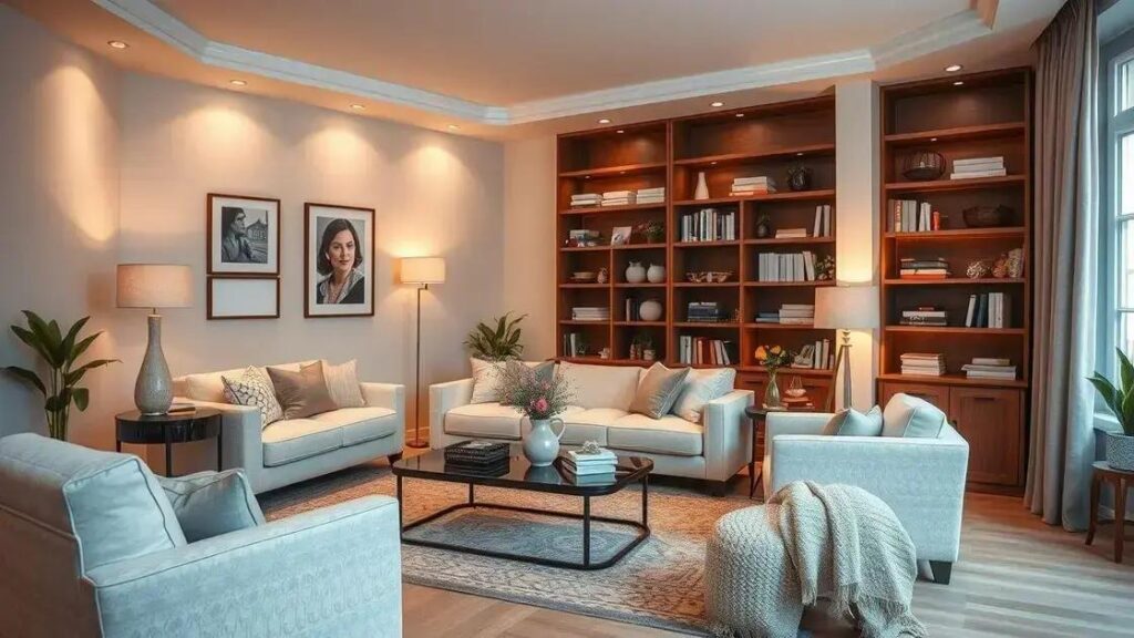 Organização de sala de estar: transforme seu espaço em um refúgio aconchegante