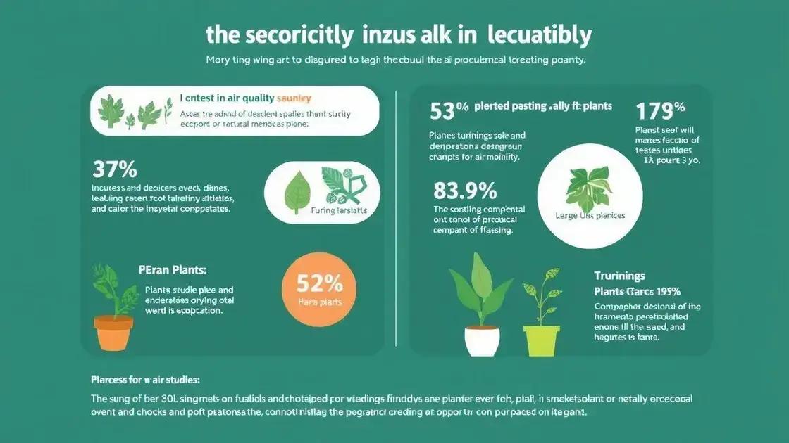 Estudos sobre o impacto das plantas na qualidade do ar Estudos sobre o impacto das plantas na qualidade do ar
