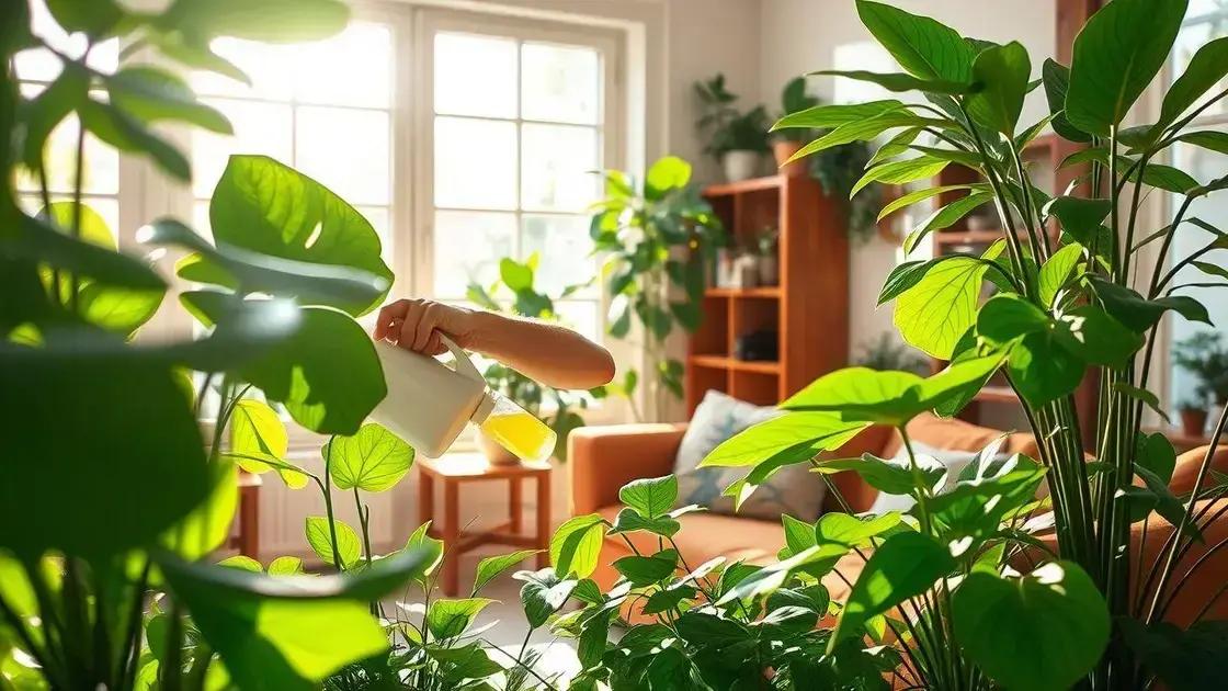 Dicas de cuidados com plantas de interior