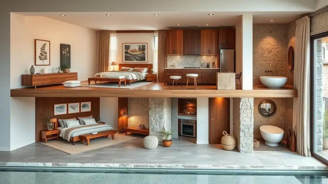 Ambientes ideais para usar texturas naturais