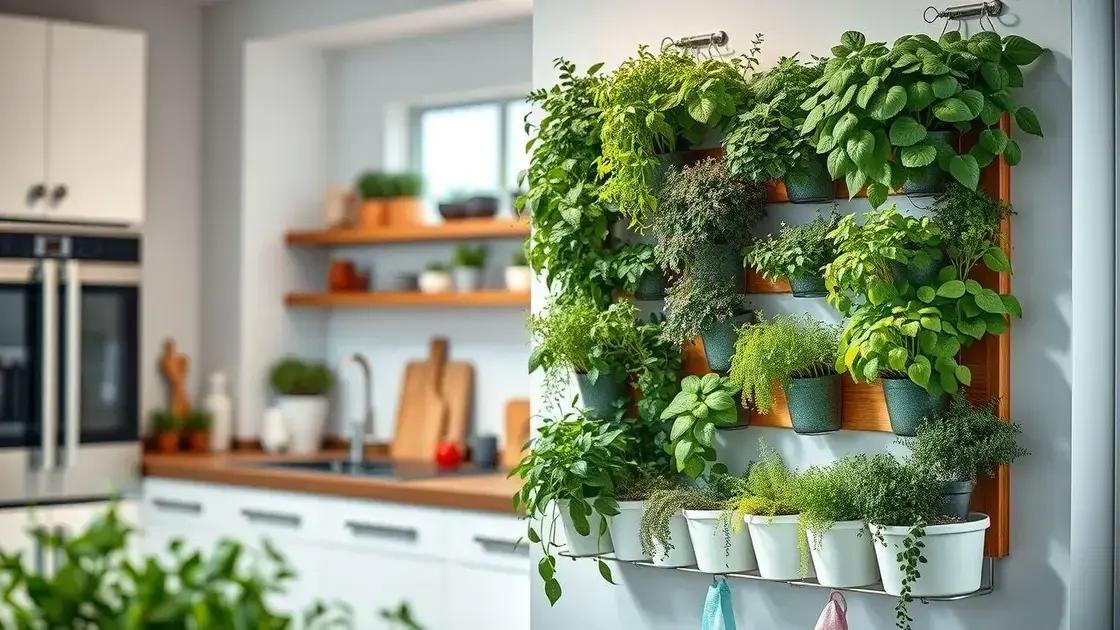 Vantagens de ter um jardim vertical dentro de casa