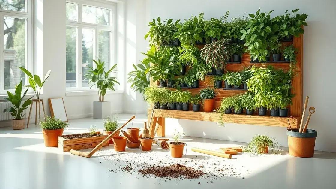 Como montar seu próprio jardim vertical interior