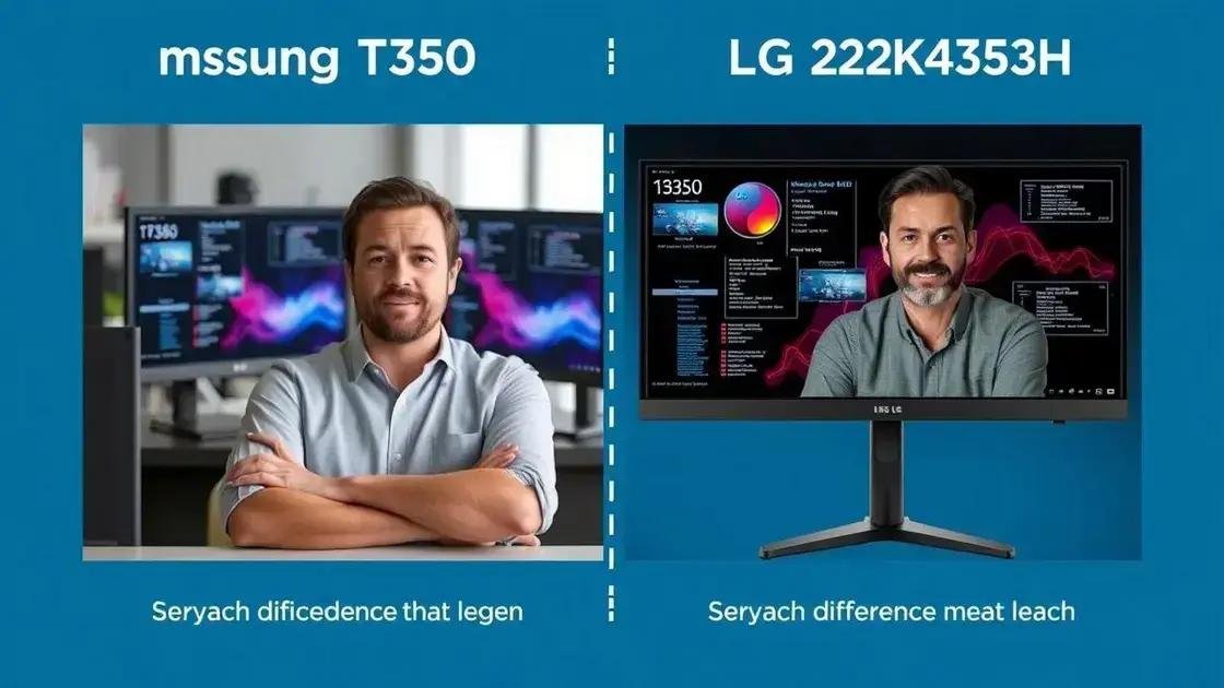 Opiniões de usuários sobre Samsung T350 e LG 22MK430H Opiniões de usuários sobre Samsung T350 e LG 22MK430H