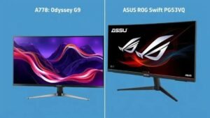 Monitor curvo: Samsung Odyssey G9 vs ASUS ROG Swift PG35VQ em detalhes