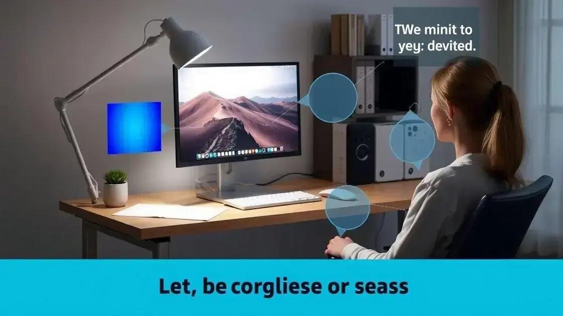 Ergonomia e conforto visual ao utilizar monitores