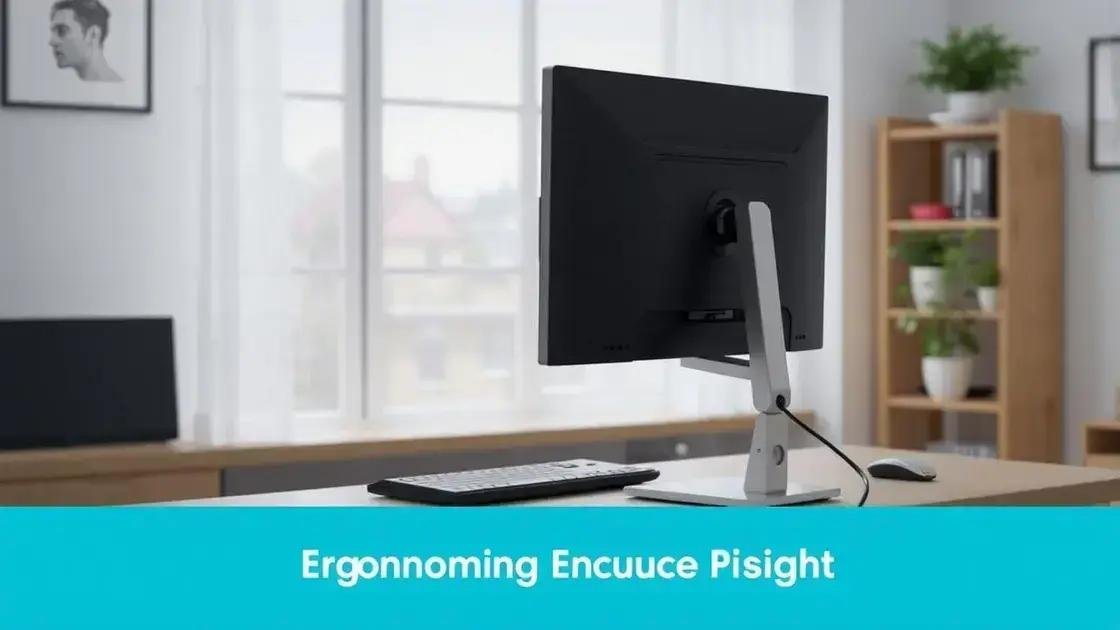 Qual a altura correta para posicionar o monitor? Dicas essenciais para saúde