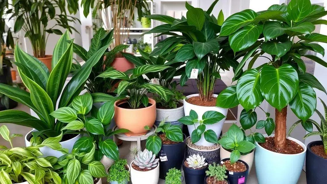 Os melhores tipos de plantas para ambientes internos