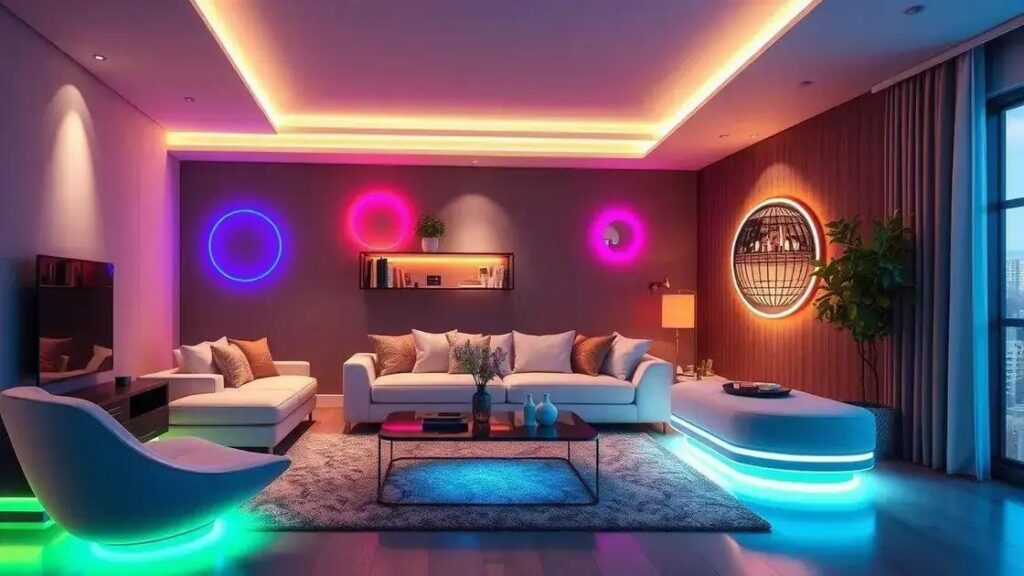 Iluminação LED na decoração: transforme sua casa com estilo