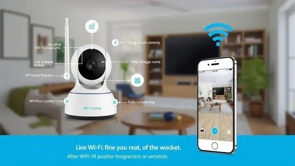 Vantagens das câmeras de segurança Wi-Fi