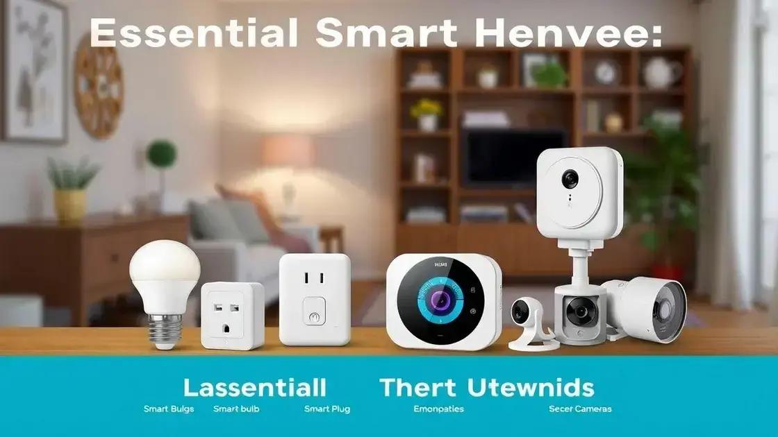 Dispositivos essenciais para automação acessível