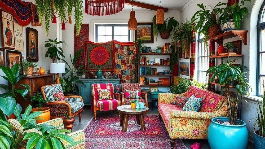 Características marcantes do boho chic