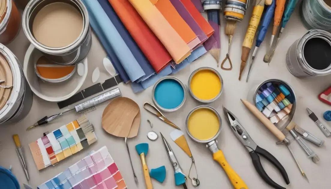 Materiais e ferramentas essenciais para sua decoração Materiais e ferramentas essenciais para sua decoração