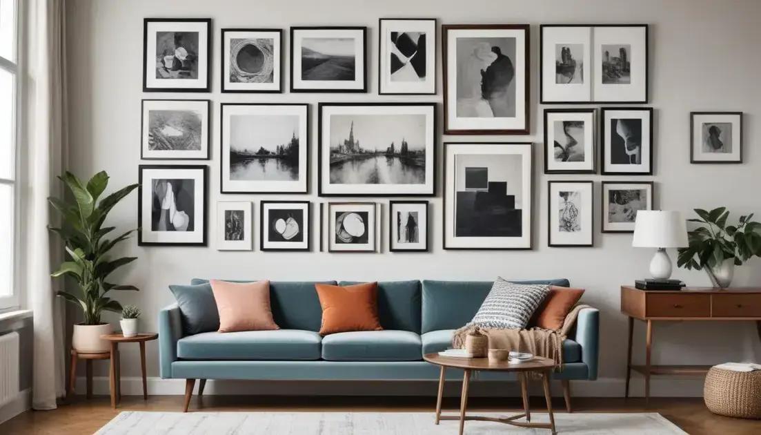 Estilos diferentes de quadros e suas combinações Estilos diferentes de quadros e suas combinações