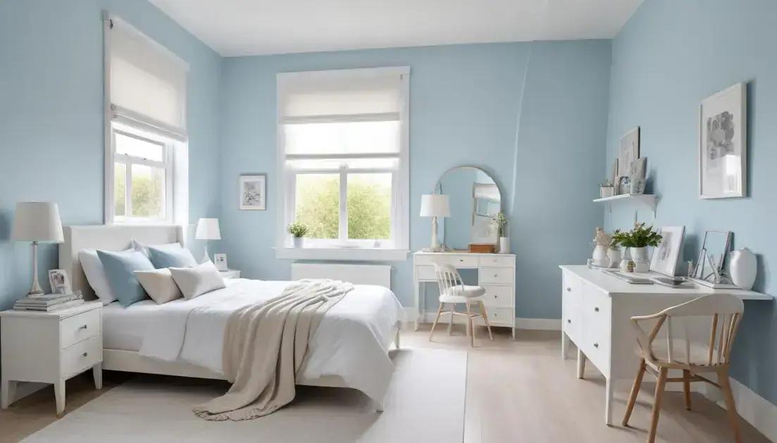 Cores que ampliam a sensação de espaço