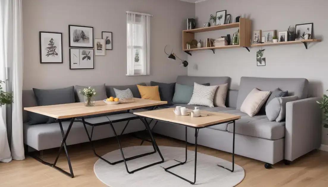 Móveis multifuncionais: aproveitando cada espaço