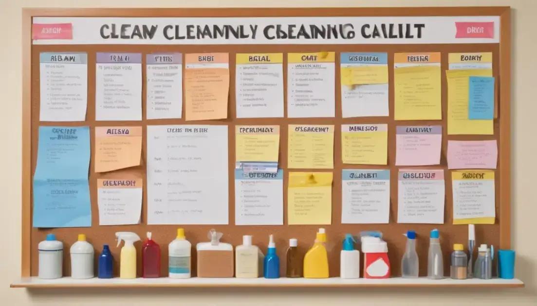 Dicas para organizar sua rotina de limpeza Dicas para organizar sua rotina de limpeza