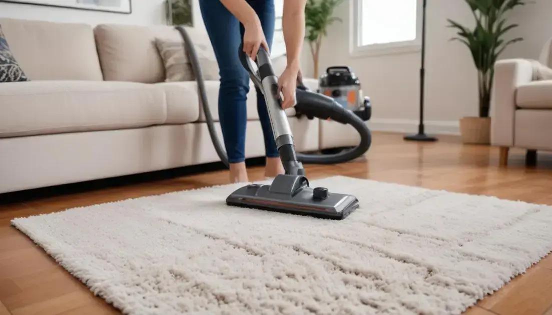 Cuidados e manutenção de tapetes