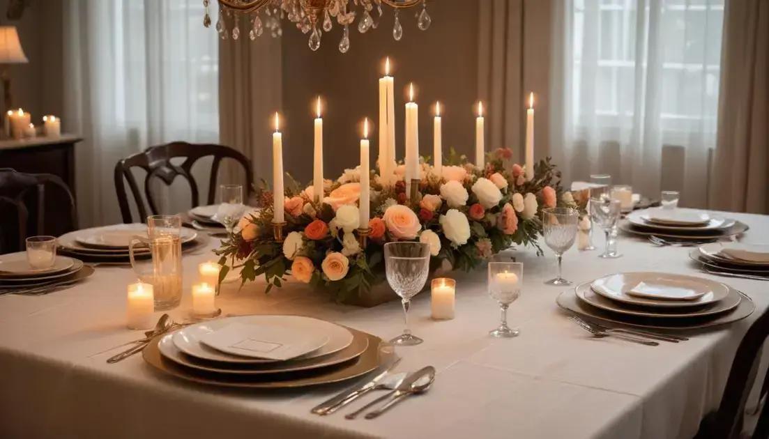 Truques de decoração para uma mesa elegante