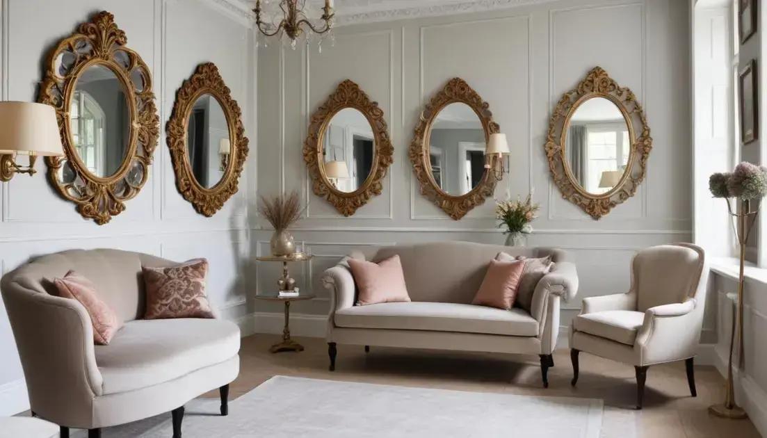 Benefícios dos espelhos decorativos para ambientes