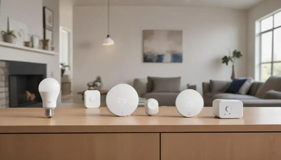 Dispositivos acessíveis para automação residencial