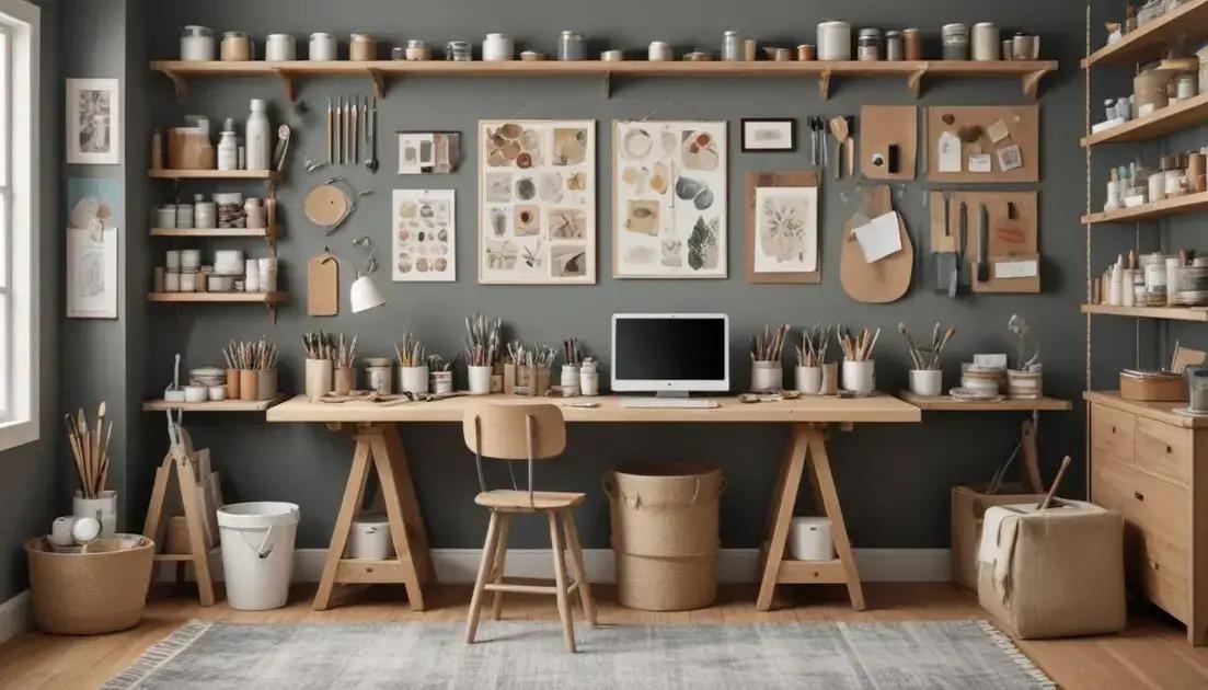 Materiais essenciais para projetos de decoração DIY