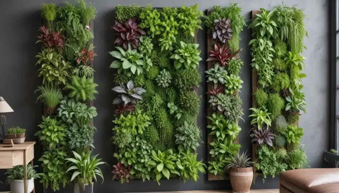 Vantagens de ter uma horta vertical em casa