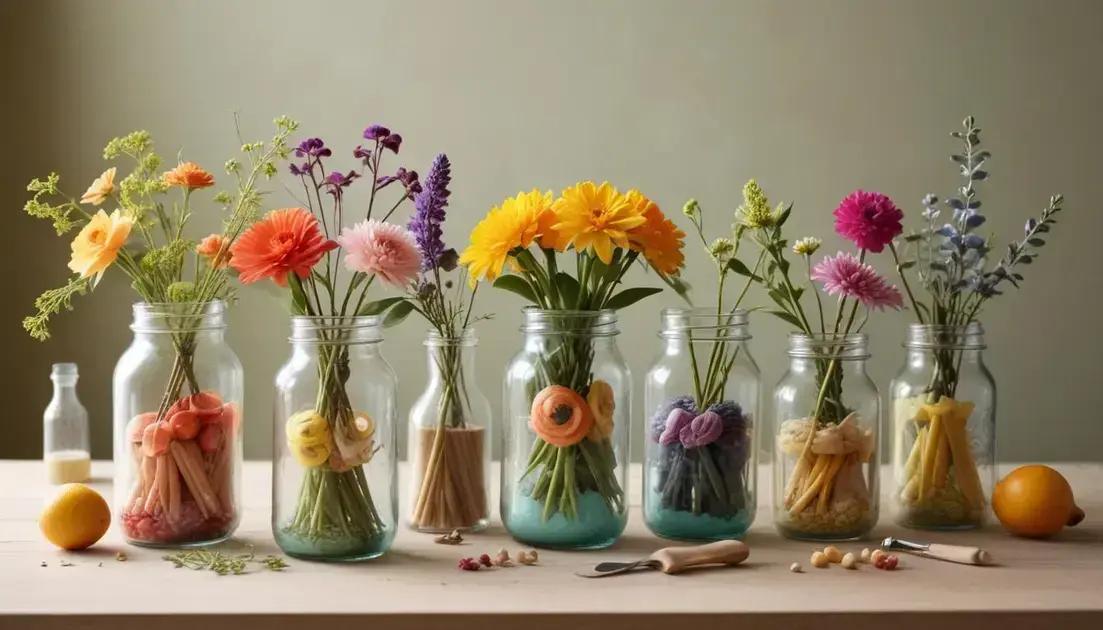 Passo a passo para criar arranjos decorativos