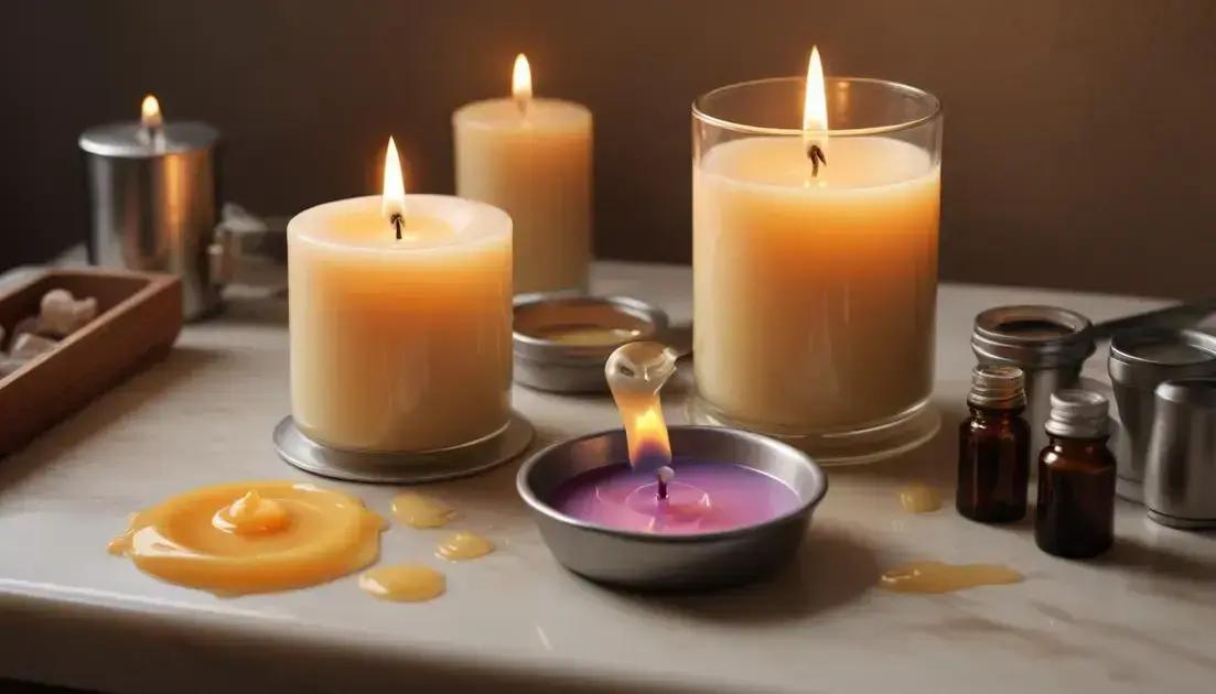 Passo a passo para confeccionar velas