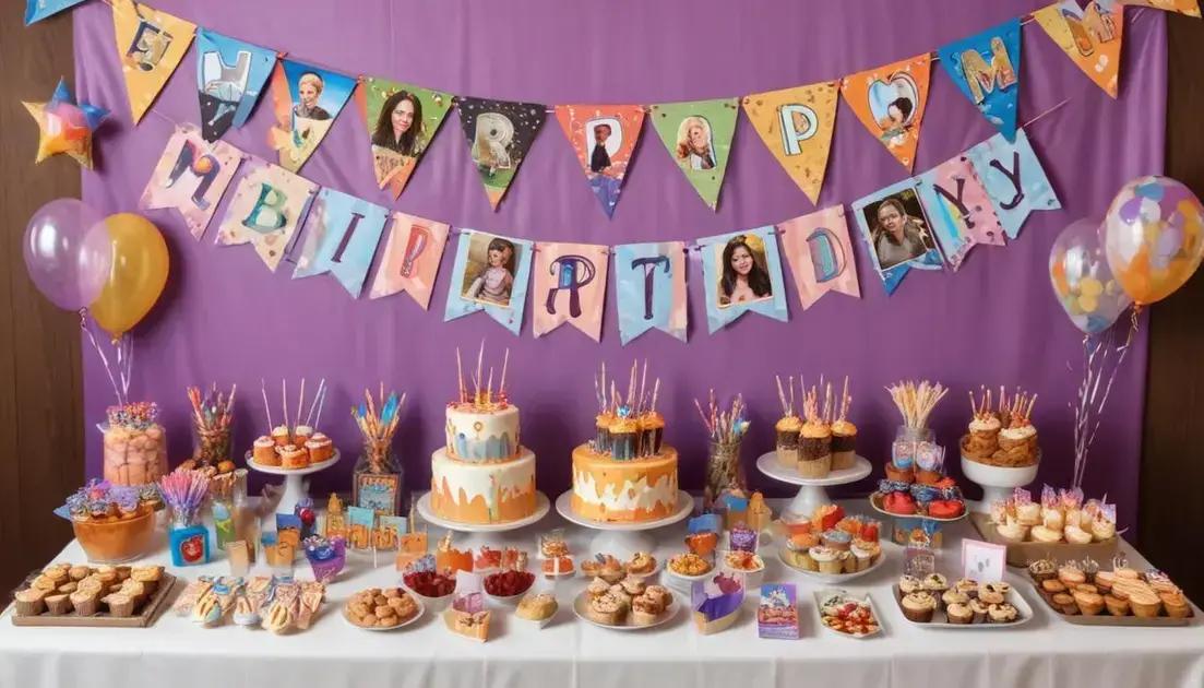 Dicas para personalização da festa