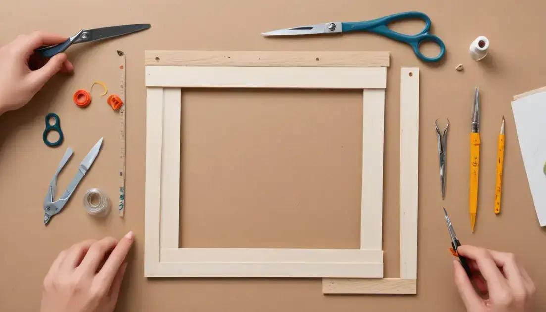 Passo a passo: como montar seu porta-retrato