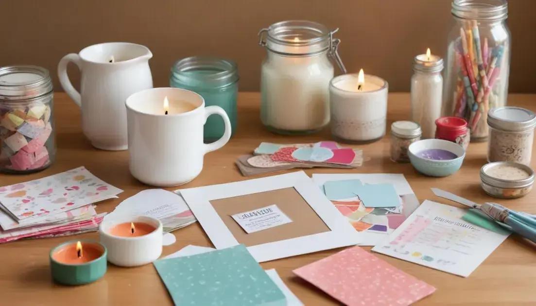 Materiais simples para criar seus presentes